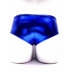 Hotpants blau Metallic