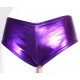 Hotpants lila Metallic